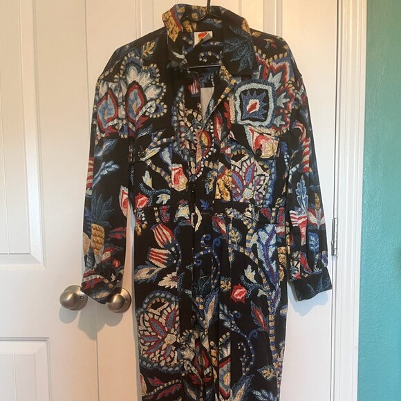 FARM Rio Sunset Tapestry Black Jumpsuit - Picture 3 of 6